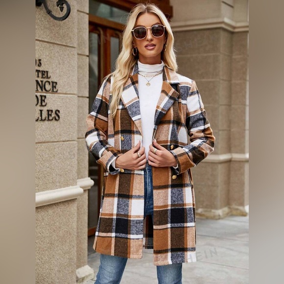 Brand New Never Worn Soft Plaid jacket - Picture 2 of 6